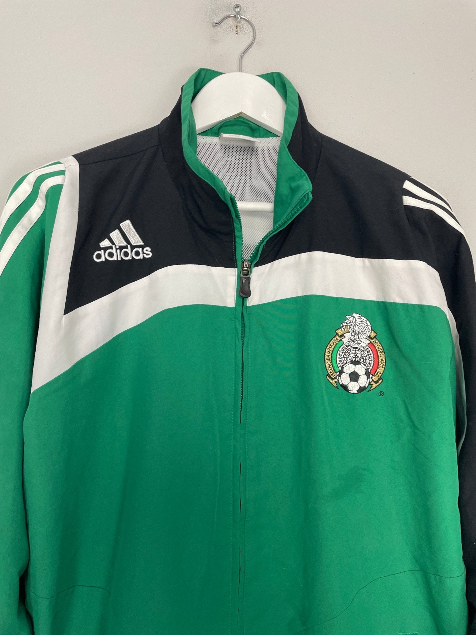 Shop 2008/09 MEXICO TRACK JACKET (M) ADIDAS, classic football shirts, vintage football shirts & retro soccer jerseys at Cult Kits