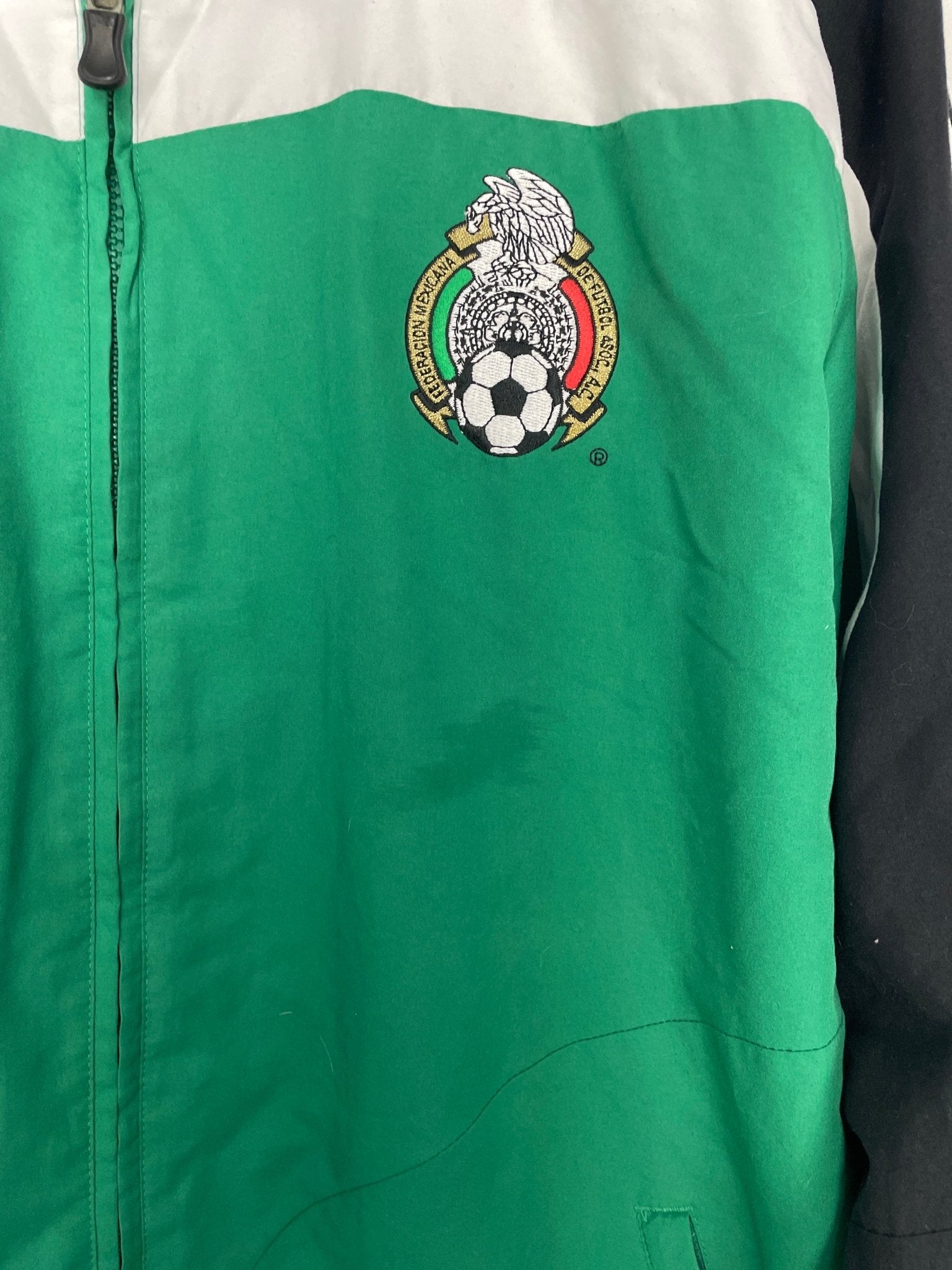 Shop 2008/09 MEXICO TRACK JACKET (M) ADIDAS, classic football shirts, vintage football shirts & retro soccer jerseys at Cult Kits