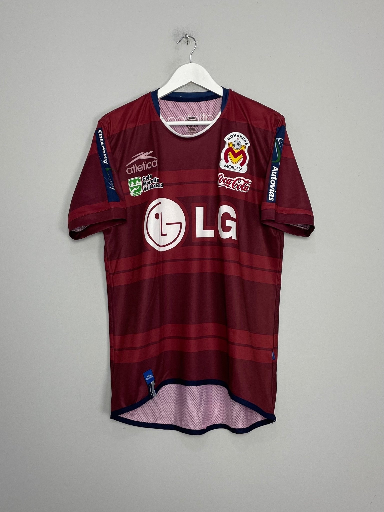 Shop 2008/09 MONARCAS MORELIA #21 AWAY SHIRT (M) ATLETICA, classic football shirts, vintage football shirts & retro soccer jerseys at Cult Kits