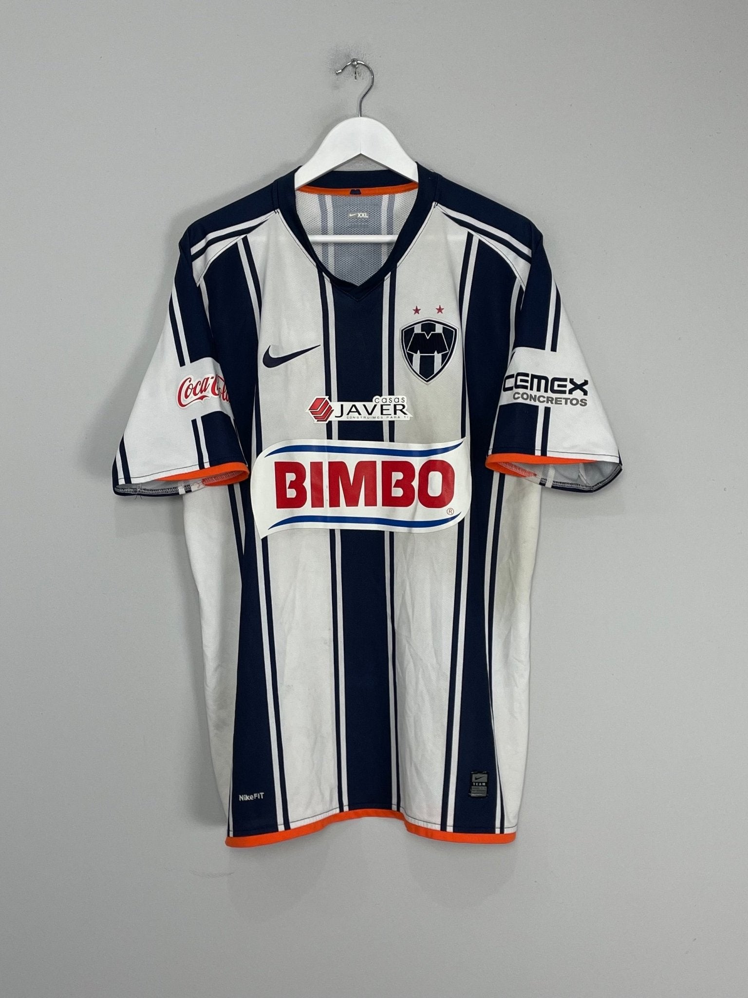 Shop 2008/09 MONTERREY HOME SHIRT (XXL) NIKE, classic football shirts, vintage football shirts & retro soccer jerseys at Cult Kits