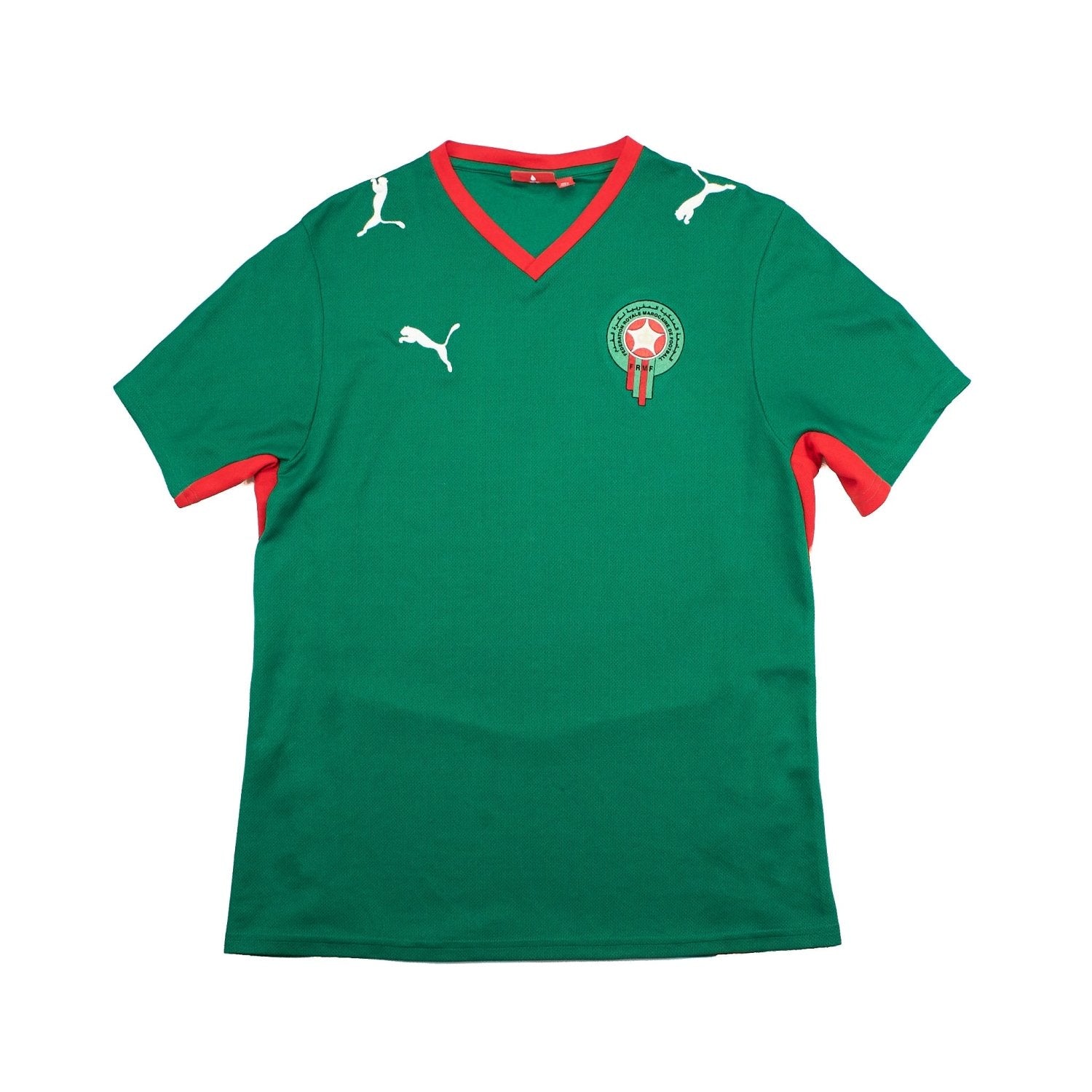 Buy 2008/09 Morocco Home Shirt (M) Puma ~ Free worldwide shipping ~ Authentic Vintage Football Shirts from Cult Kits