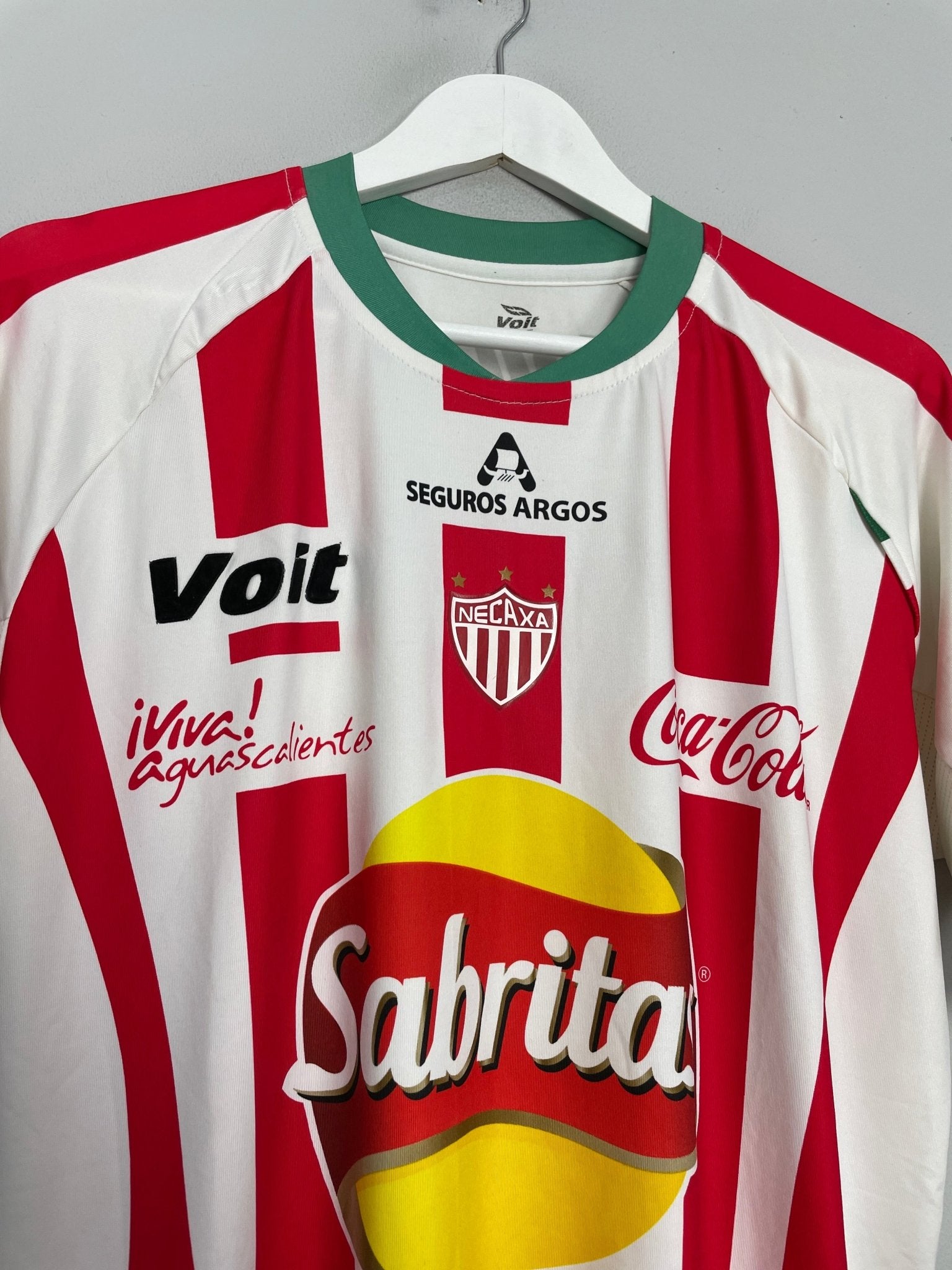 Shop 2008/09 NECAXA HOME SHIRT (M) VOIT, classic football shirts, vintage football shirts & retro soccer jerseys at Cult Kits