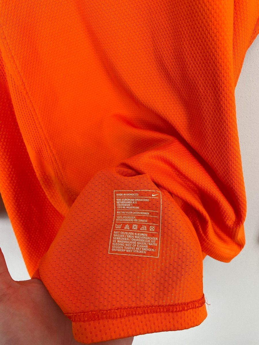 2008/09 NETHERLANDS *PLAYER ISSUE* L/S HOME SHIRT (XXL) NIKE - Cult Kits - XXL - Buy Vintage Football Shirts, Authentic Retro Football Shirts For Sale, Classic Football Shirts & Soccer Jersey