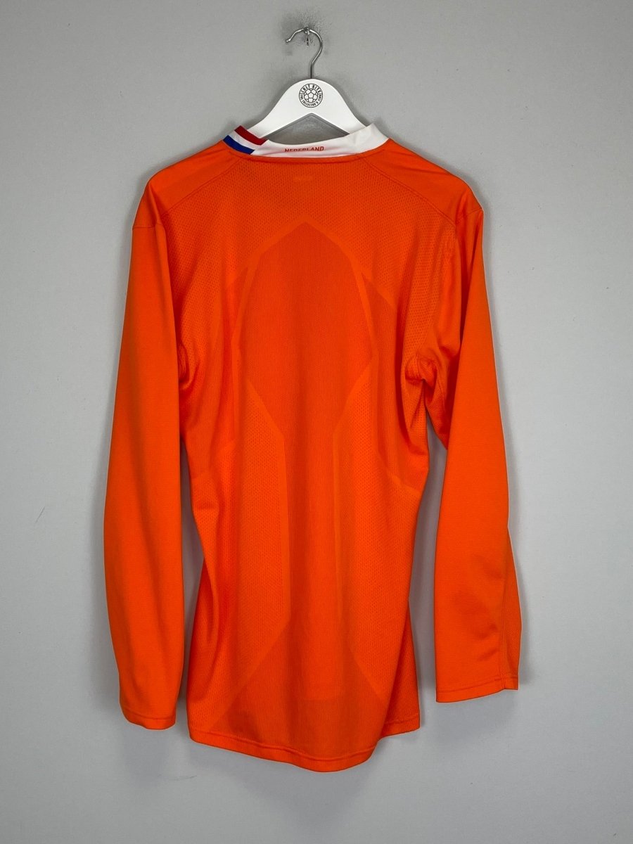 2008/09 NETHERLANDS *PLAYER ISSUE* L/S HOME SHIRT (XXL) NIKE - Cult Kits - XXL - Buy Vintage Football Shirts, Authentic Retro Football Shirts For Sale, Classic Football Shirts & Soccer Jersey