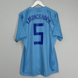 Shop 2008/09 NETHERLANDS VAN BRONCKHORST #5 *MATCH ISSUE* AWAY SHIRT (XL) NIKE, classic football shirts, vintage football shirts & retro soccer jerseys at Cult Kits