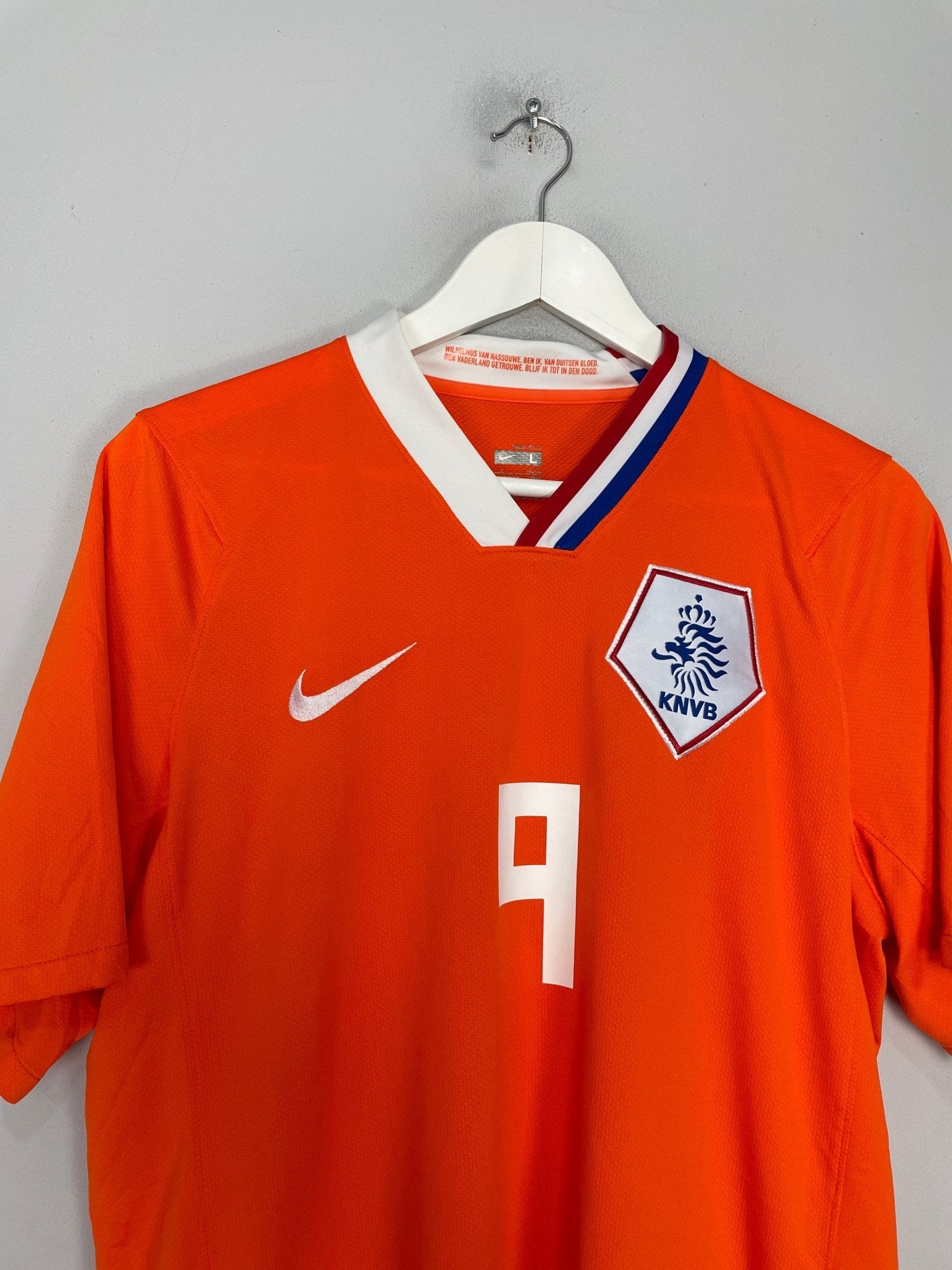Shop 2008/09 NETHERLANDS V.NISTELROOY #9 HOME SHIRT (L) NIKE, classic football shirts, vintage football shirts & retro soccer jerseys at Cult Kits