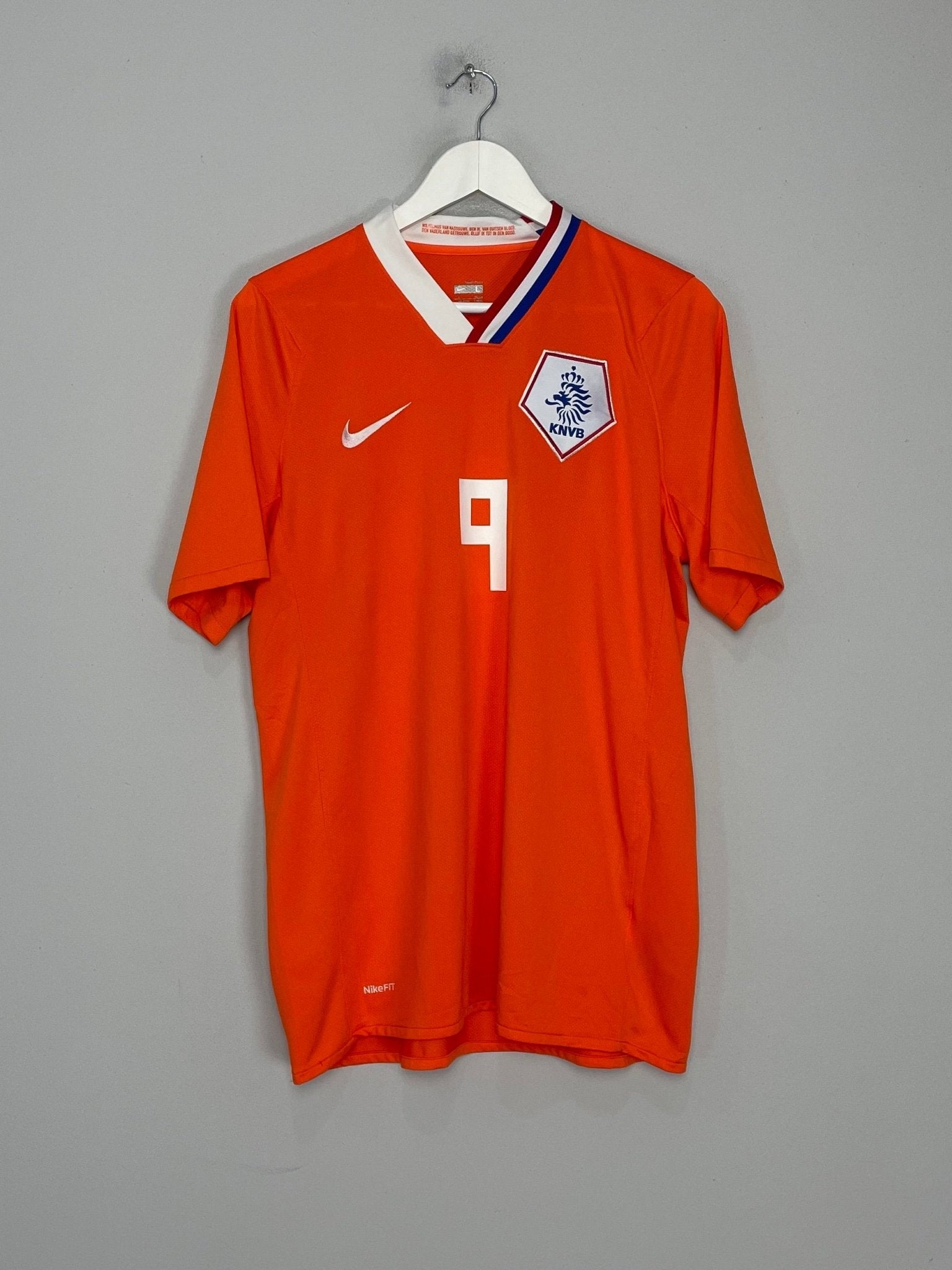 Shop 2008/09 NETHERLANDS V.NISTELROOY #9 HOME SHIRT (L) NIKE, classic football shirts, vintage football shirts & retro soccer jerseys at Cult Kits