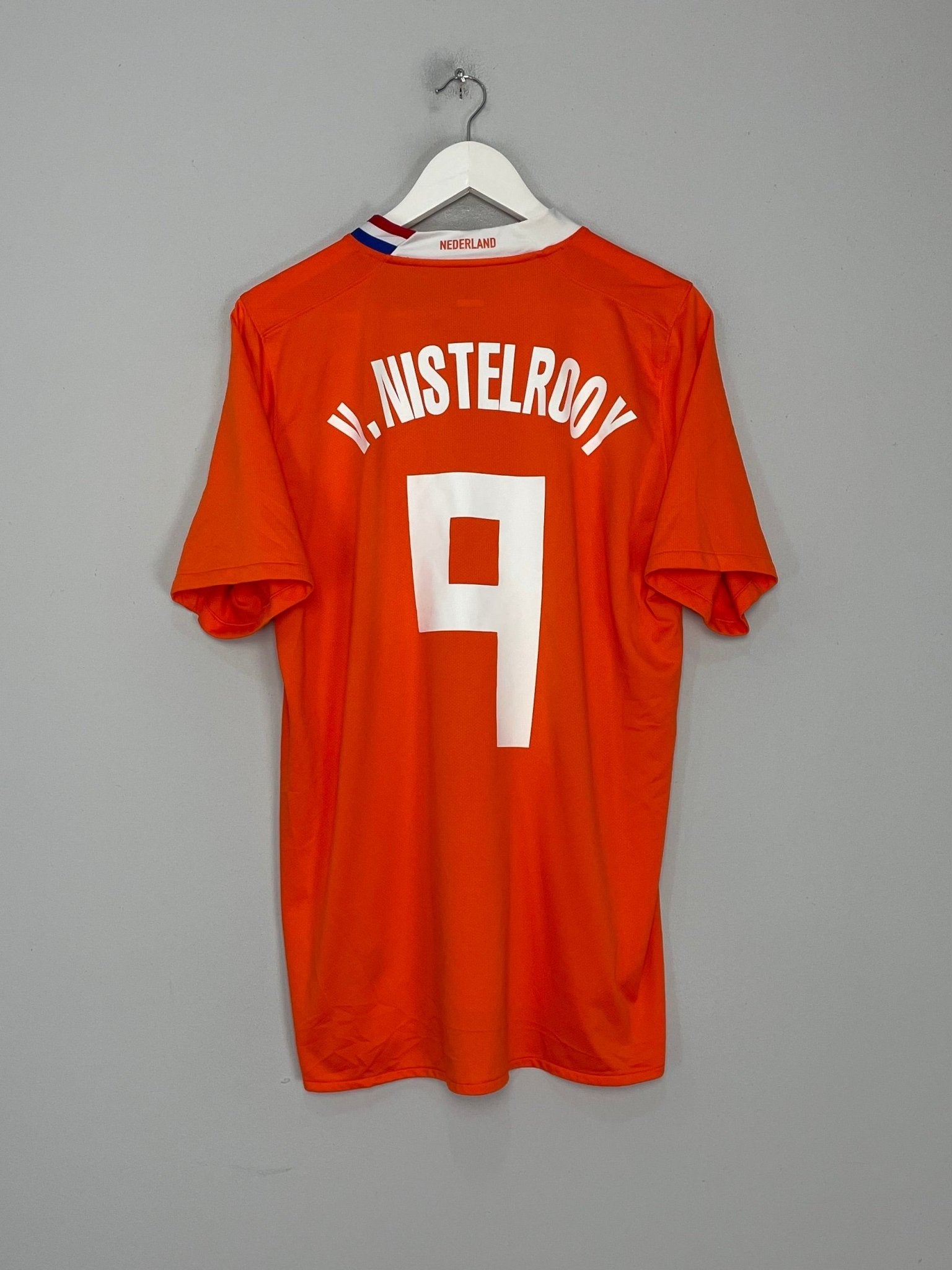 Shop 2008/09 NETHERLANDS V.NISTELROOY #9 HOME SHIRT (L) NIKE, classic football shirts, vintage football shirts & retro soccer jerseys at Cult Kits
