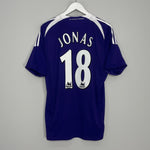 Shop 2008/09 NEWCASTLE UNITED JONAS #18 AWAY SHIRT (M) ADIDAS, classic football shirts, vintage football shirts & retro soccer jerseys at Cult Kits
