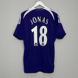 Shop 2008/09 NEWCASTLE UNITED JONAS #18 AWAY SHIRT (M) ADIDAS, classic football shirts, vintage football shirts & retro soccer jerseys at Cult Kits