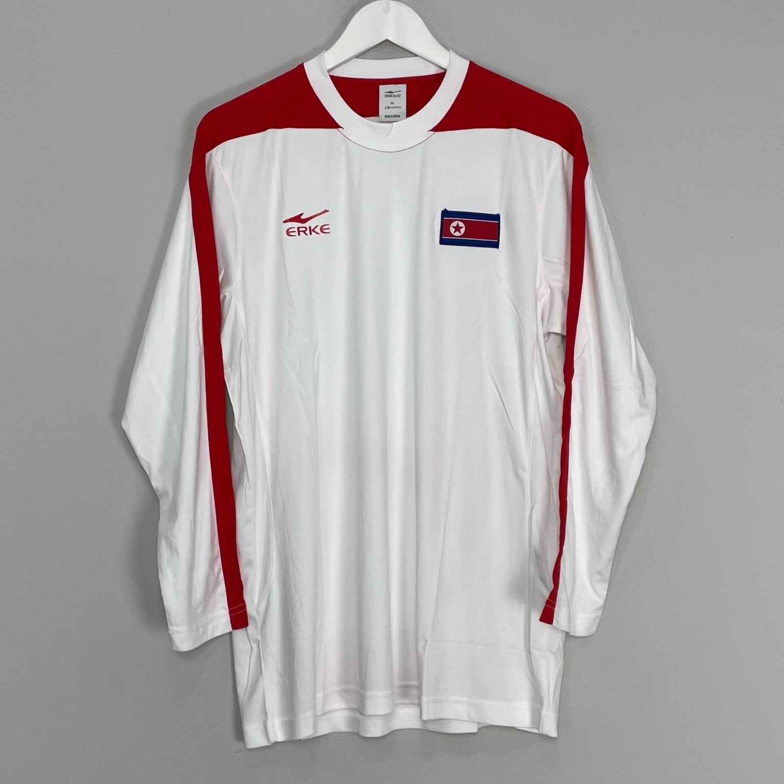 Shop 2008/09 NORTH KOREA L/S AWAY SHIRT (XL) ERKE, classic football shirts, vintage football shirts & retro soccer jerseys at Cult Kits