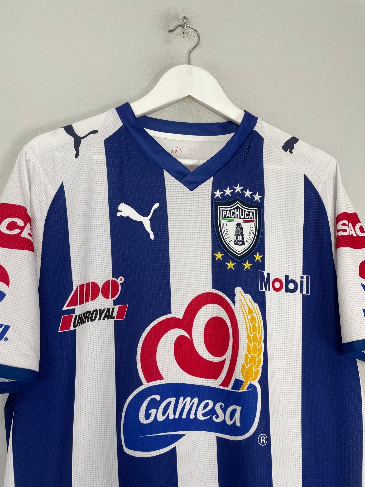Shop 2008/09 PACHUCA #19 HOME SHIRT (L) PUMA, classic football shirts, vintage football shirts & retro soccer jerseys at Cult Kits