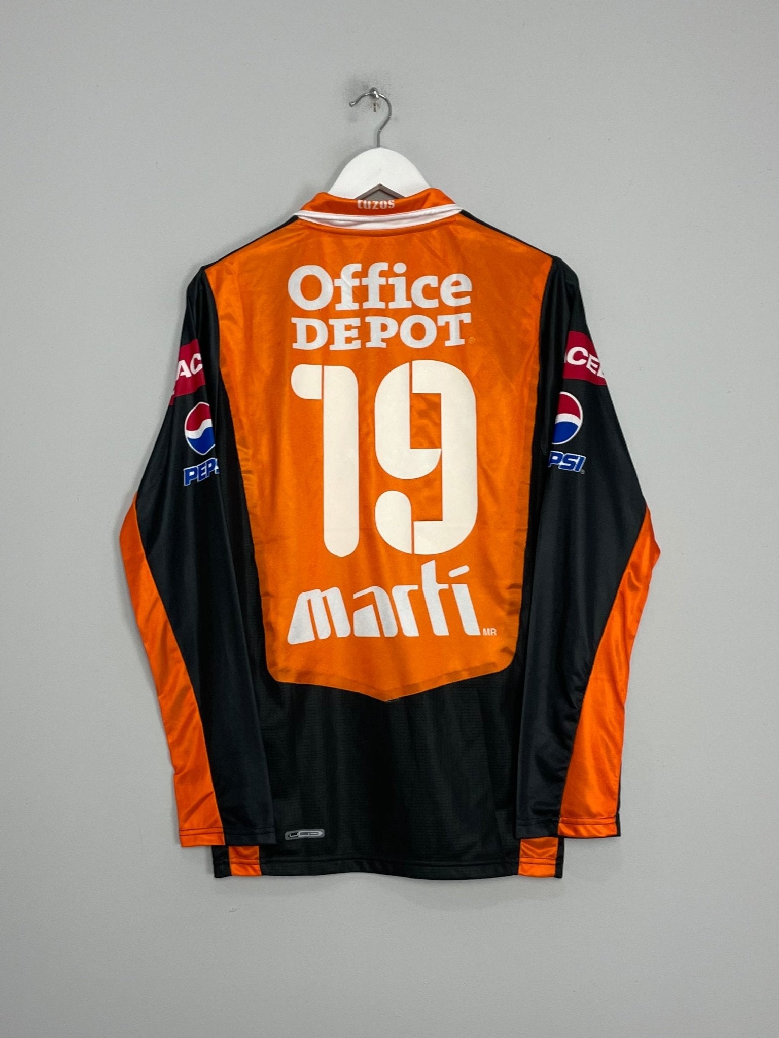 Shop 2008/09 PACHUCA #19 L/S AWAY SHIRT (M) PUMA, classic football shirts, vintage football shirts & retro soccer jerseys at Cult Kits