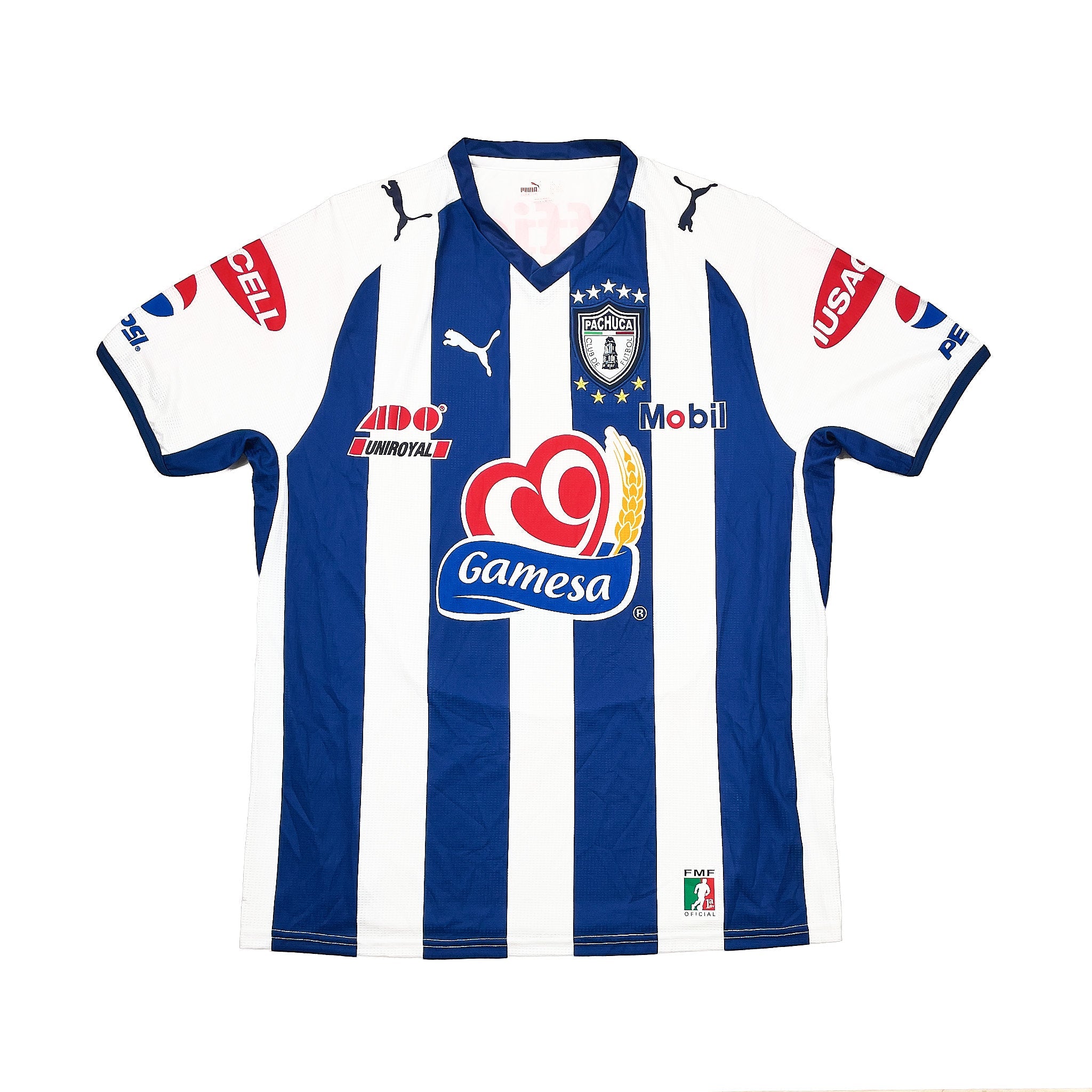 Buy 2008/09 PACHUCA HOME SHIRT (L) PUMA ~ Free worldwide shipping available ~ Authentic Vintage Football Shirts from Cult Kits