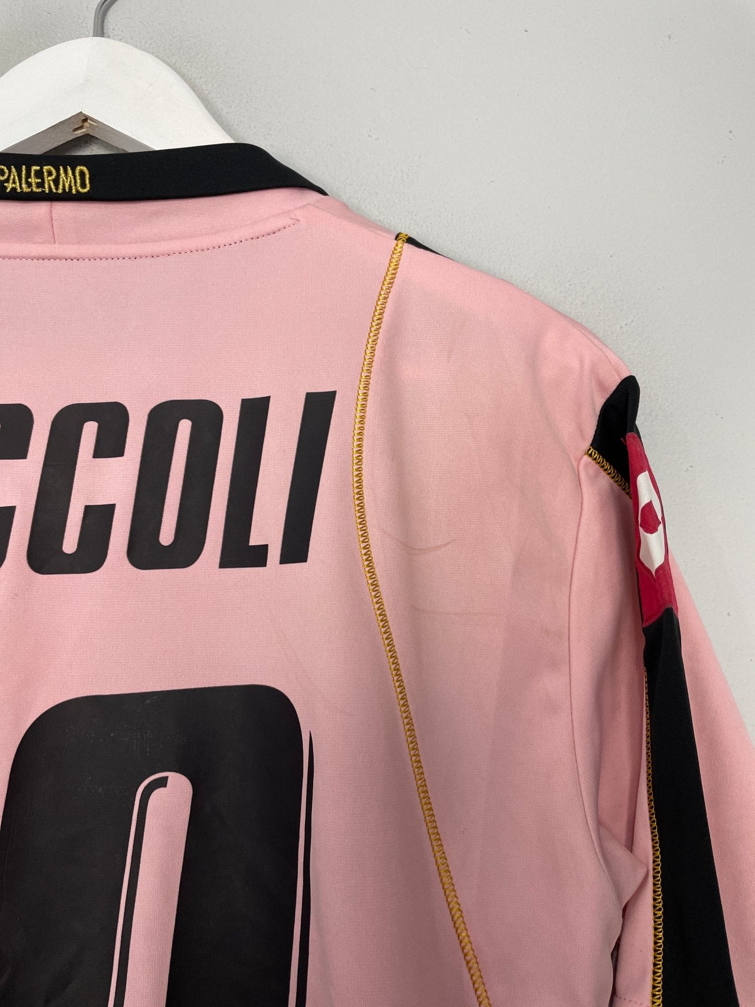 Shop 2008/09 PALERMO MICCOLI #10 HOME SHIRT (L) LOTTO, classic football shirts, vintage football shirts & retro soccer jerseys at Cult Kits