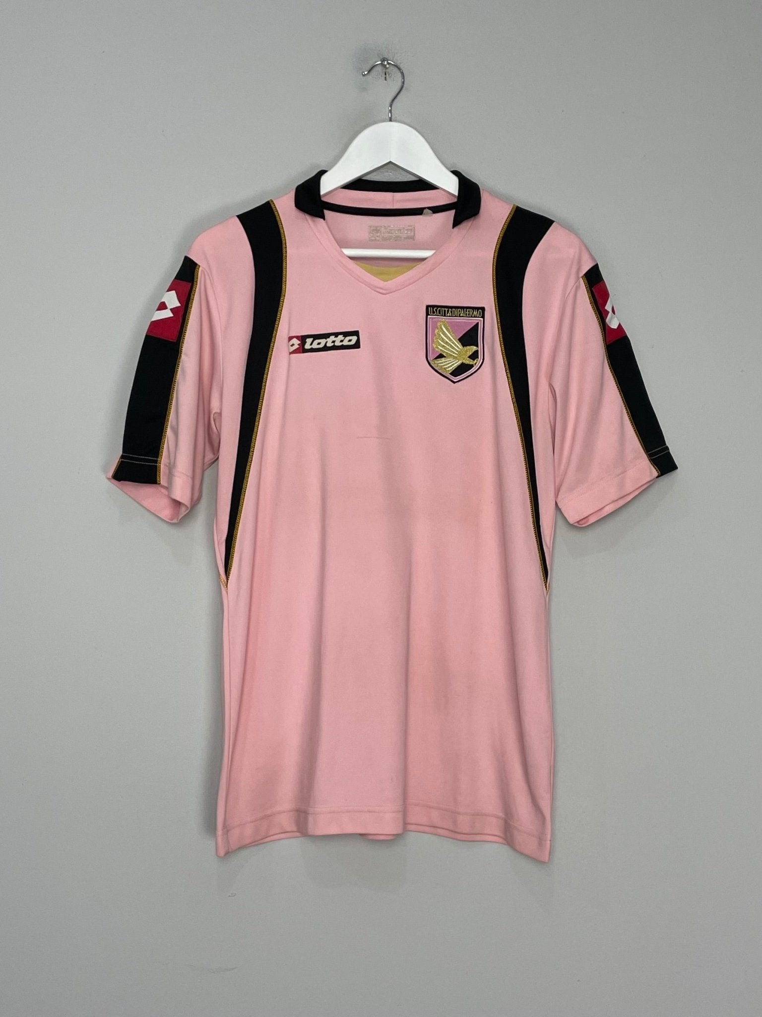Shop 2008/09 PALERMO MICCOLI #10 HOME SHIRT (L) LOTTO, classic football shirts, vintage football shirts & retro soccer jerseys at Cult Kits