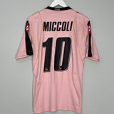 Shop 2008/09 PALERMO MICCOLI #10 HOME SHIRT (L) LOTTO, classic football shirts, vintage football shirts & retro soccer jerseys at Cult Kits