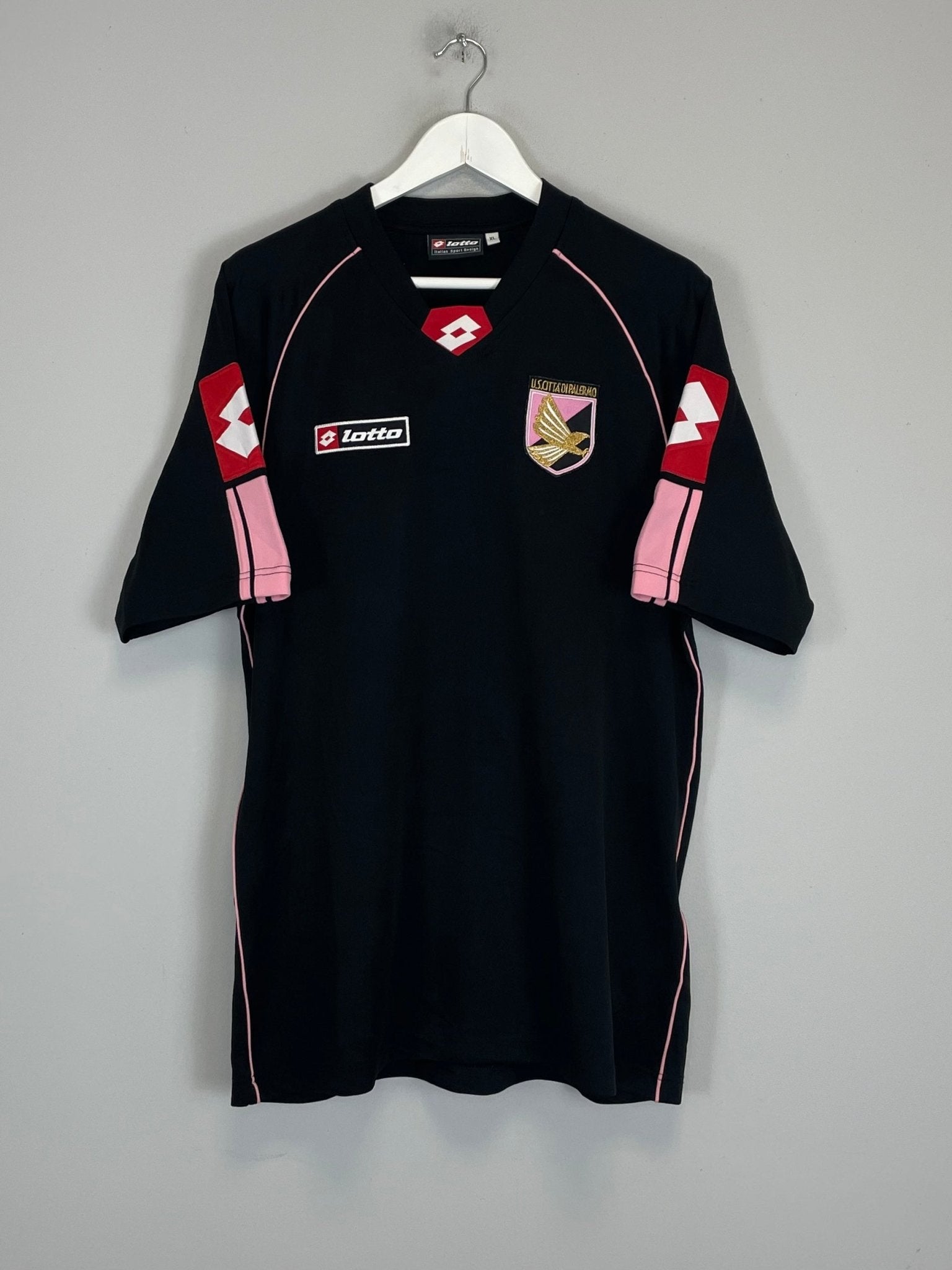 Shop 2008/09 PALERMO TRAINING SHIRT (XL) LOTTO, classic football shirts, vintage football shirts & retro soccer jerseys at Cult Kits