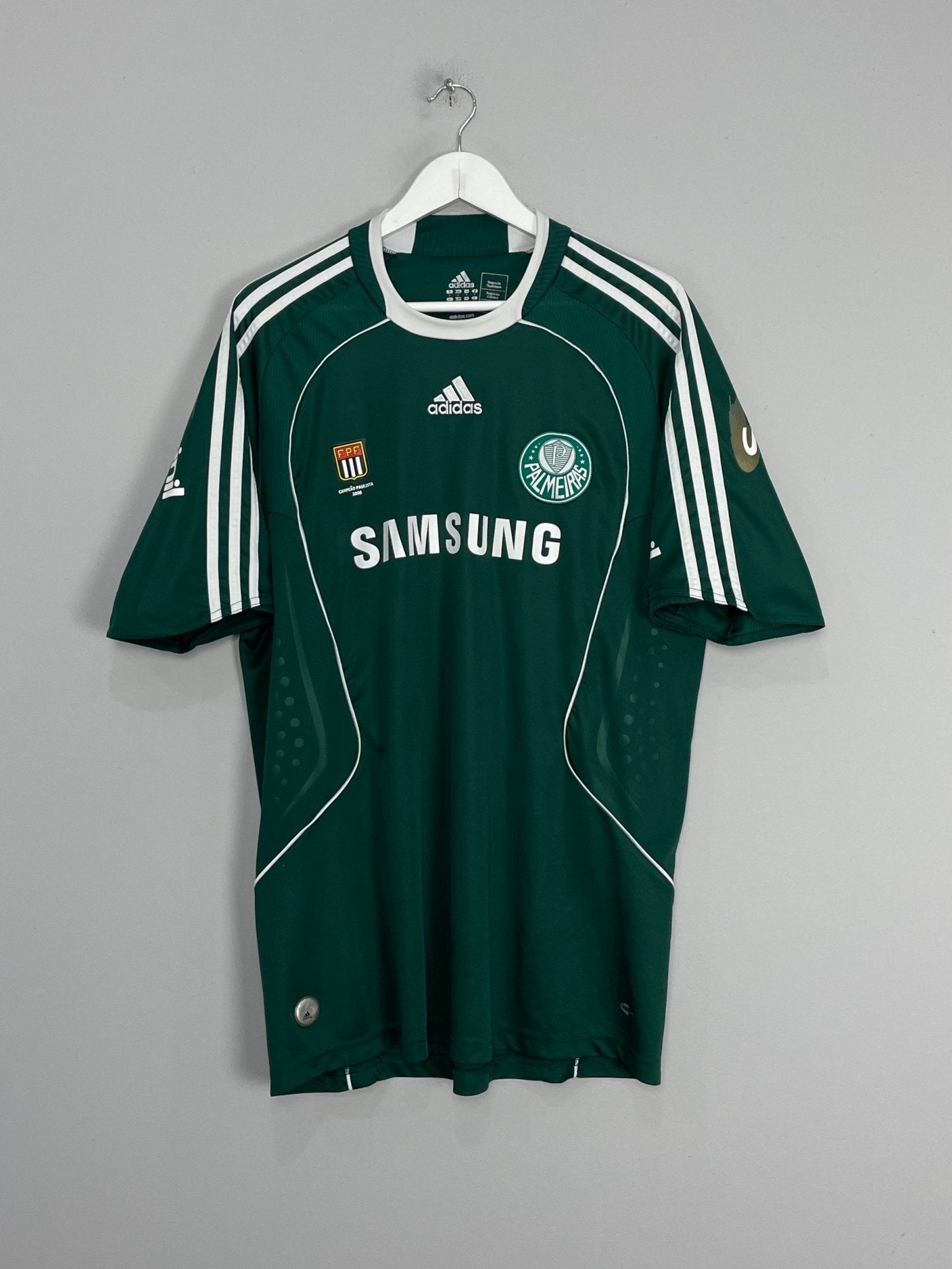 Shop 2008/09 PALMEIRAS #9 HOME SHIRT (L) ADIDAS, classic football shirts, vintage football shirts & retro soccer jerseys at Cult Kits
