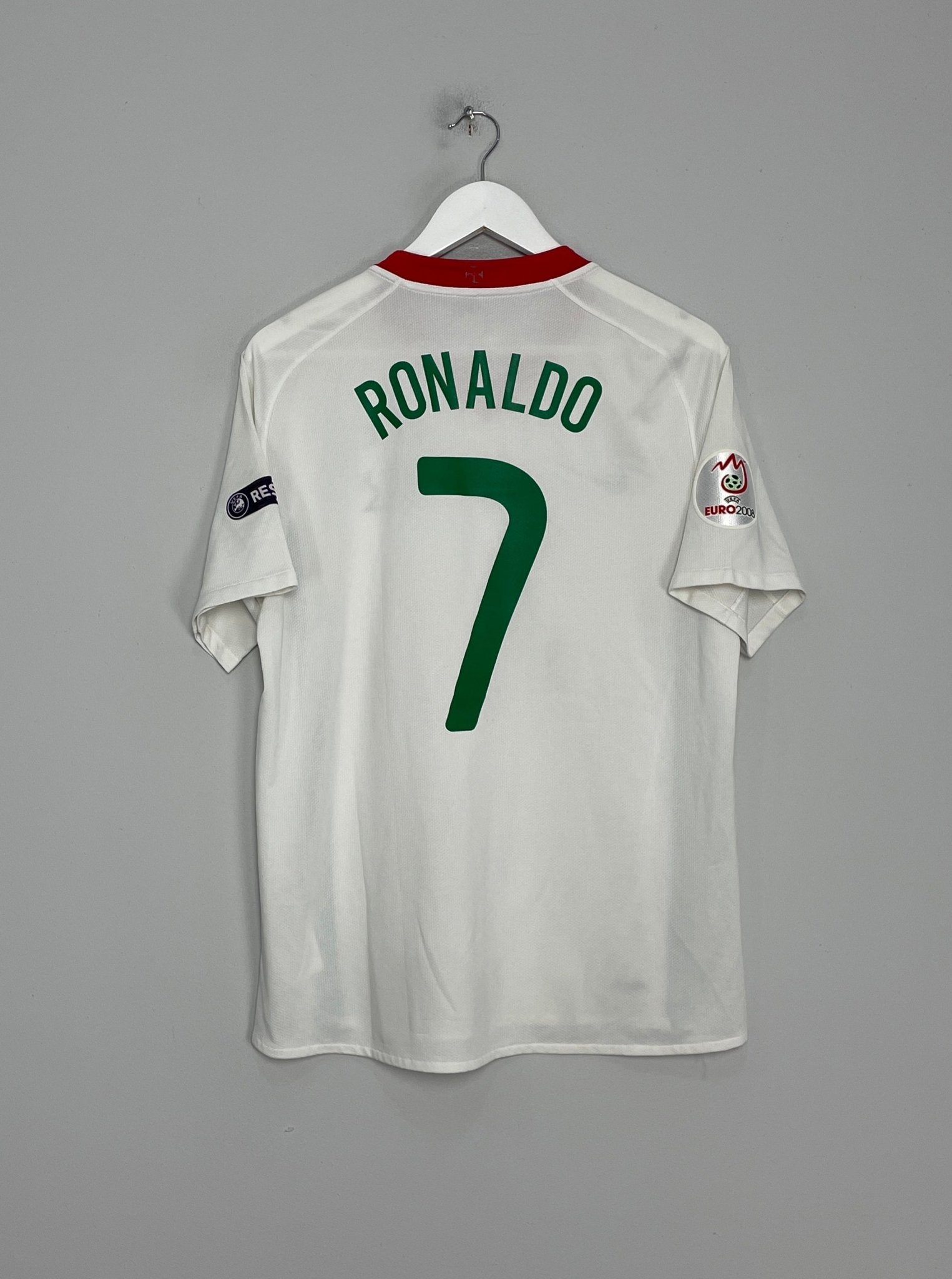 Shop 2008/09 PORTUGAL RONALDO #7 AWAY SHIRT (M) NIKE, classic football shirts, vintage football shirts & retro soccer jerseys at Cult Kits