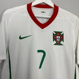 Shop 2008/09 PORTUGAL RONALDO #7 AWAY SHIRT (M) NIKE, classic football shirts, vintage football shirts & retro soccer jerseys at Cult Kits