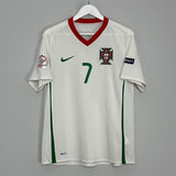 Shop 2008/09 PORTUGAL RONALDO #7 AWAY SHIRT (M) NIKE, classic football shirts, vintage football shirts & retro soccer jerseys at Cult Kits