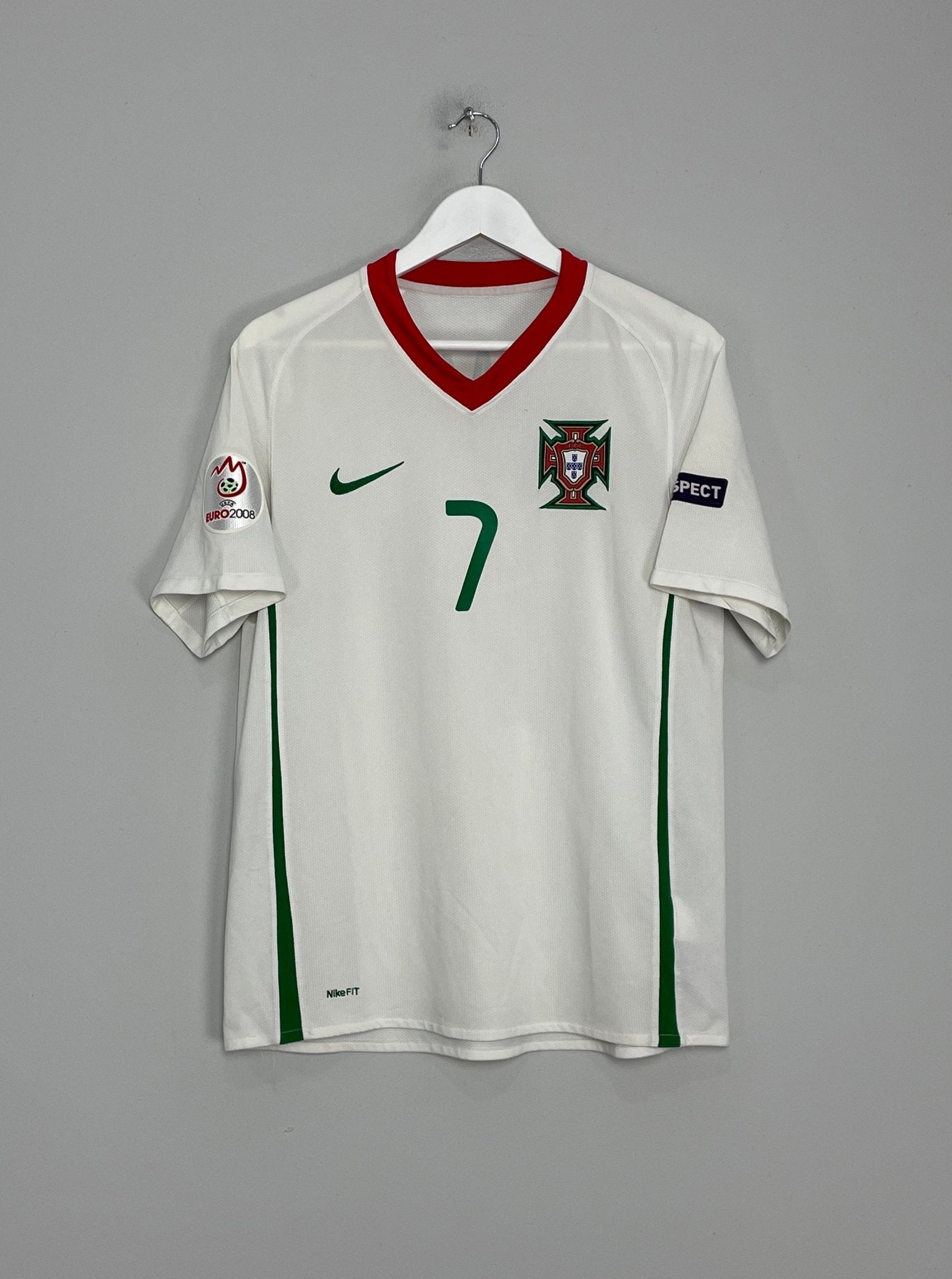Shop 2008/09 PORTUGAL RONALDO #7 AWAY SHIRT (M) NIKE, classic football shirts, vintage football shirts & retro soccer jerseys at Cult Kits