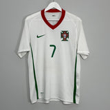 Shop 2008/09 PORTUGAL RONALDO #7 AWAY SHIRT (M) NIKE, classic football shirts, vintage football shirts & retro soccer jerseys at Cult Kits