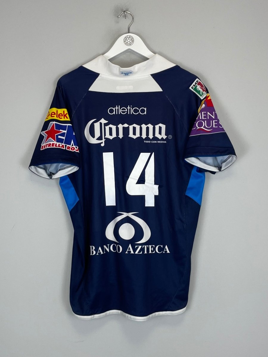 2008/09 PUEBLA 14 AWAY SHIRT (L) ATLETICA - Cult Kits - Large - Buy Vintage Football Shirts, Authentic Retro Football Shirts For Sale, Classic Football Shirts & Soccer Jersey