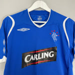 Shop 2008/09 RANGERS HOME SHIRT (M) UMBRO, classic football shirts, vintage football shirts & retro soccer jerseys at Cult Kits