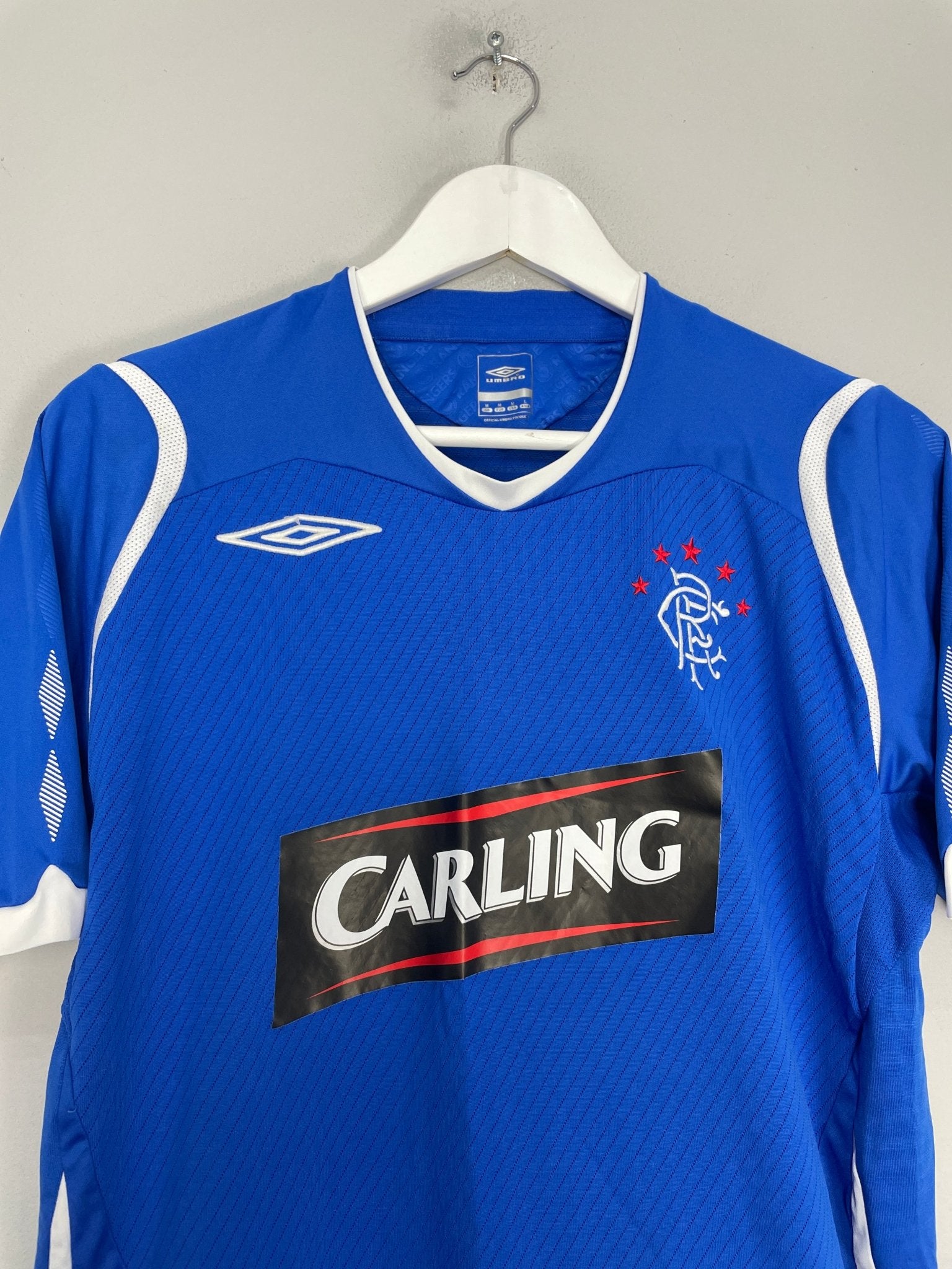 Shop 2008/09 RANGERS HOME SHIRT (M) UMBRO, classic football shirts, vintage football shirts & retro soccer jerseys at Cult Kits