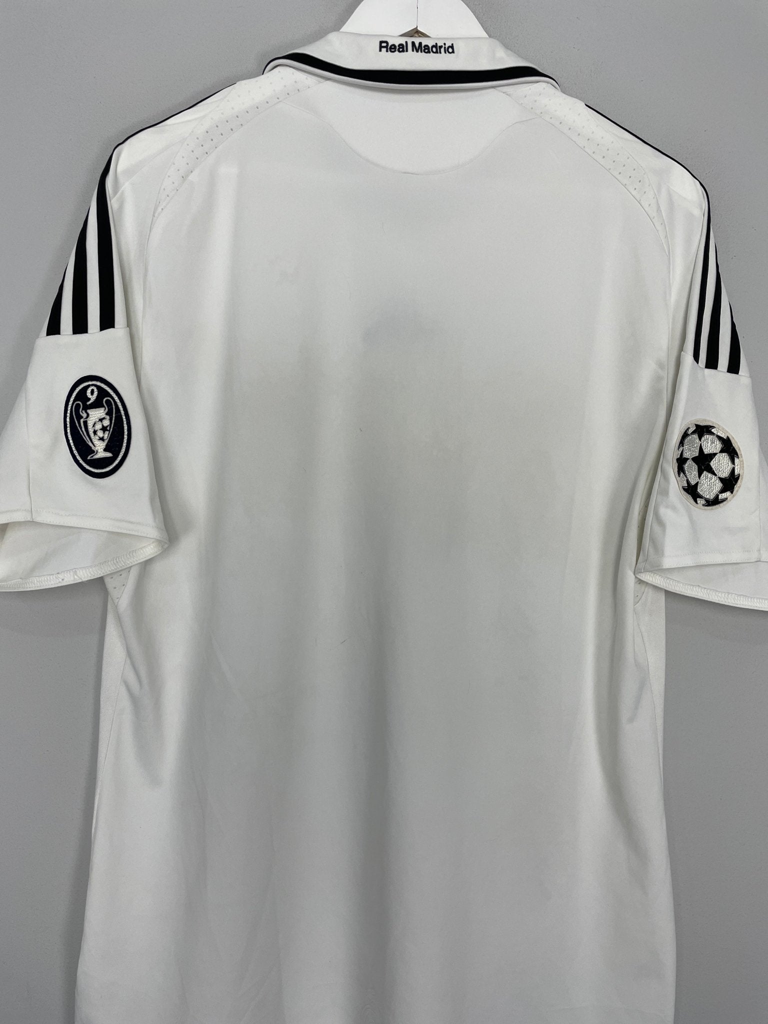 Shop 2008/09 REAL MADRID C/L HOME SHIRT (L) ADIDAS, classic football shirts, vintage football shirts & retro soccer jerseys at Cult Kits