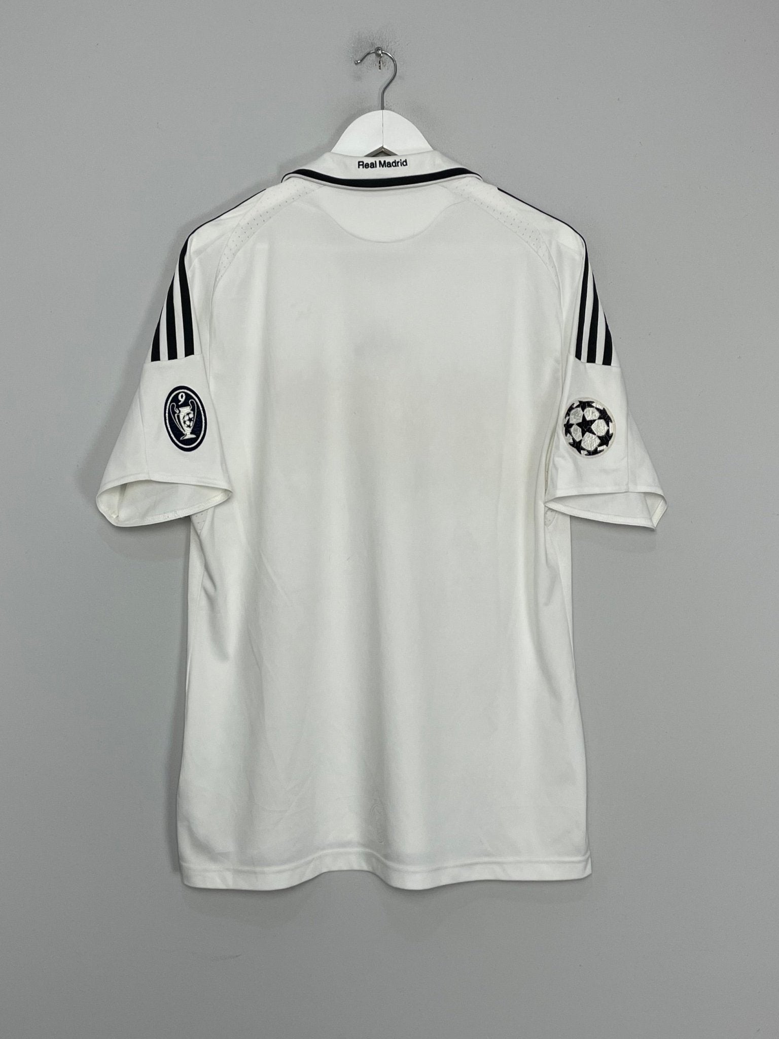 Shop 2008/09 REAL MADRID C/L HOME SHIRT (L) ADIDAS, classic football shirts, vintage football shirts & retro soccer jerseys at Cult Kits