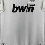 Shop 2008/09 REAL MADRID C/L HOME SHIRT (L) ADIDAS, classic football shirts, vintage football shirts & retro soccer jerseys at Cult Kits