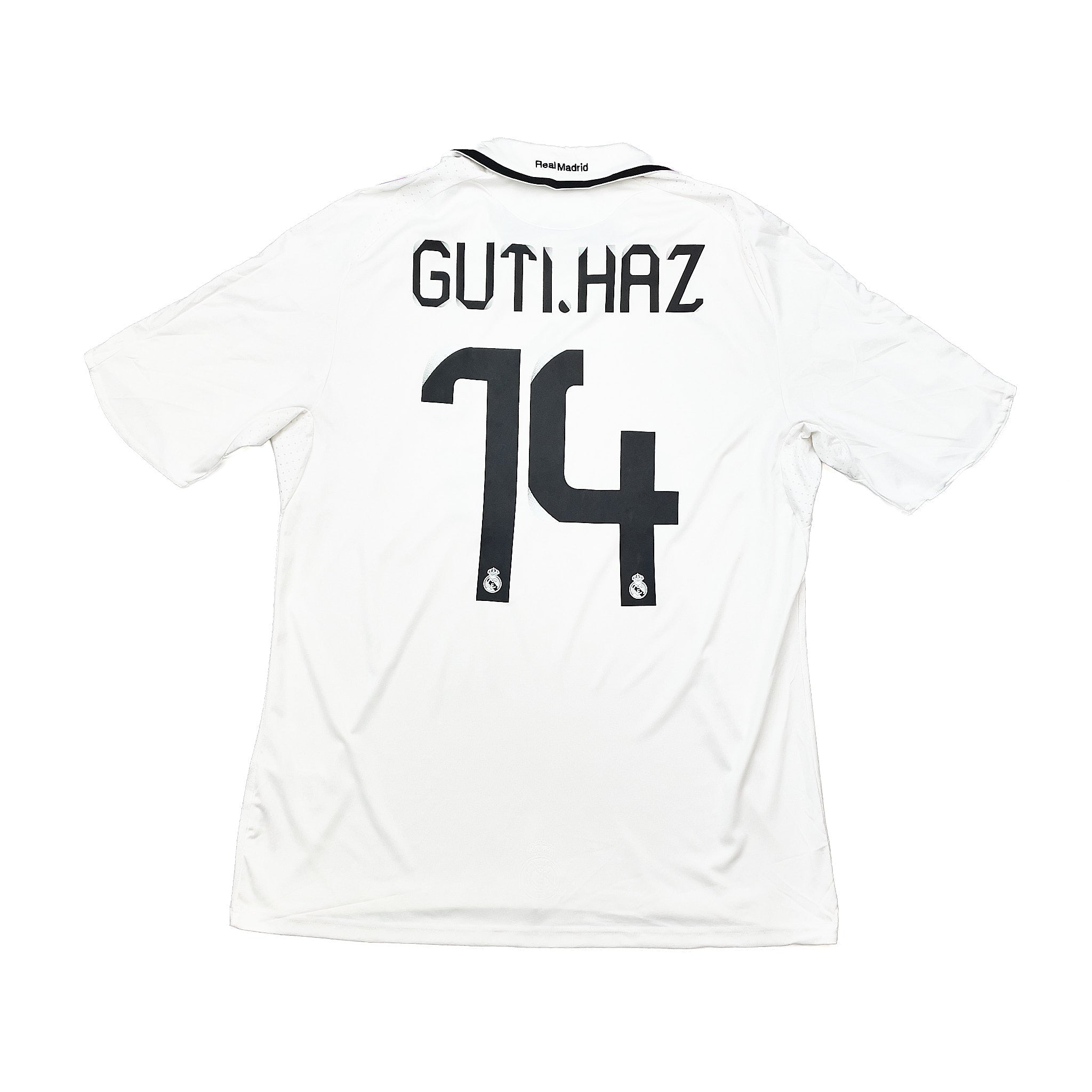 Buy 2008/09 Real Madrid Guti Haz 14 Home Shirt (L) Adidas ~ Free worldwide shipping ~ Authentic Vintage Football Shirts from Cult Kits