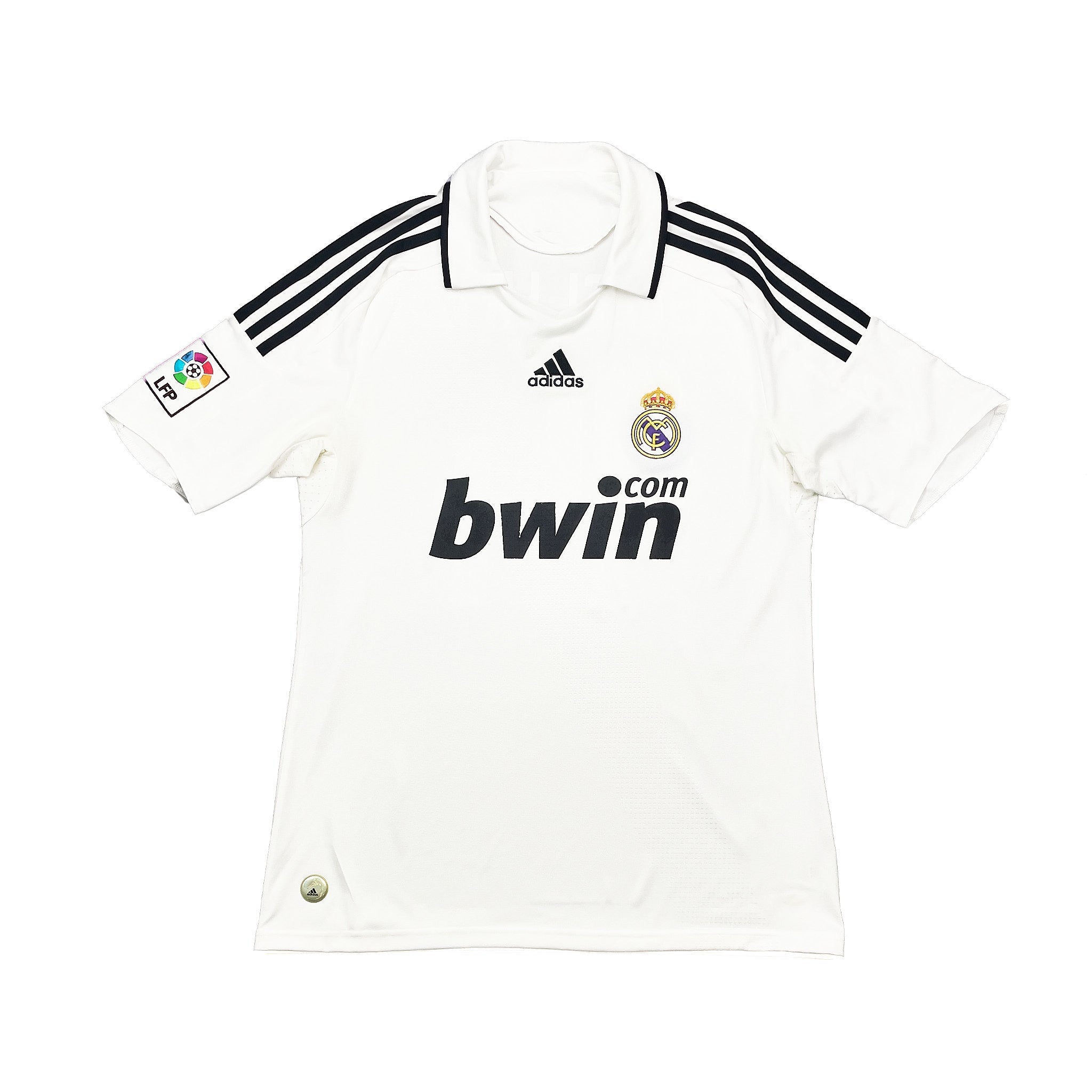 Buy 2008/09 Real Madrid Guti Haz 14 Home Shirt (M) Adidas ~ Free worldwide shipping available ~ Authentic Vintage Football Shirts from Cult Kits