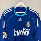 Shop 2008/09 REAL MADRID HIGUAIN #20 AWAY SHIRT (XL) ADIDAS, classic football shirts, vintage football shirts & retro soccer jerseys at Cult Kits