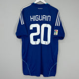 Shop 2008/09 REAL MADRID HIGUAIN #20 AWAY SHIRT (XL) ADIDAS, classic football shirts, vintage football shirts & retro soccer jerseys at Cult Kits