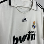 Shop 2008/09 REAL MADRID HOME SHIRT (XL) ADIDAS, classic football shirts, vintage football shirts & retro soccer jerseys at Cult Kits