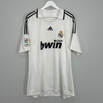 Shop 2008/09 REAL MADRID HOME SHIRT (XL) ADIDAS, classic football shirts, vintage football shirts & retro soccer jerseys at Cult Kits