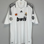 2008/09 REAL MADRID HUNTELAAR 19 C/L HOME SHIRT (XXL) ADIDAS - Cult Kits - XXL - Buy Vintage Football Shirts, Authentic Retro Football Shirts For Sale, Classic Football Shirts & Soccer Jersey