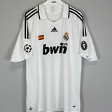2008/09 REAL MADRID HUNTELAAR 19 C/L HOME SHIRT (XXL) ADIDAS - Cult Kits - XXL - Buy Vintage Football Shirts, Authentic Retro Football Shirts For Sale, Classic Football Shirts & Soccer Jersey