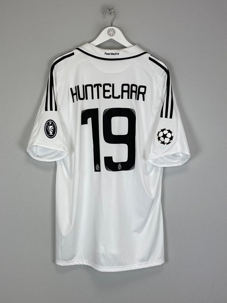 2008/09 REAL MADRID HUNTELAAR 19 C/L HOME SHIRT (XXL) ADIDAS - Cult Kits - XXL - Buy Vintage Football Shirts, Authentic Retro Football Shirts For Sale, Classic Football Shirts & Soccer Jersey