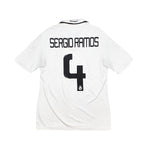 Buy 2008/09 Real Madrid Ramos 4 Home Shirt (S) Adidas ~ Free worldwide shipping ~ Authentic Vintage Football Shirts from Cult Kits