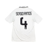 Buy 2008/09 Real Madrid Ramos 4 Home Shirt (S) Adidas ~ Free worldwide shipping ~ Authentic Vintage Football Shirts from Cult Kits