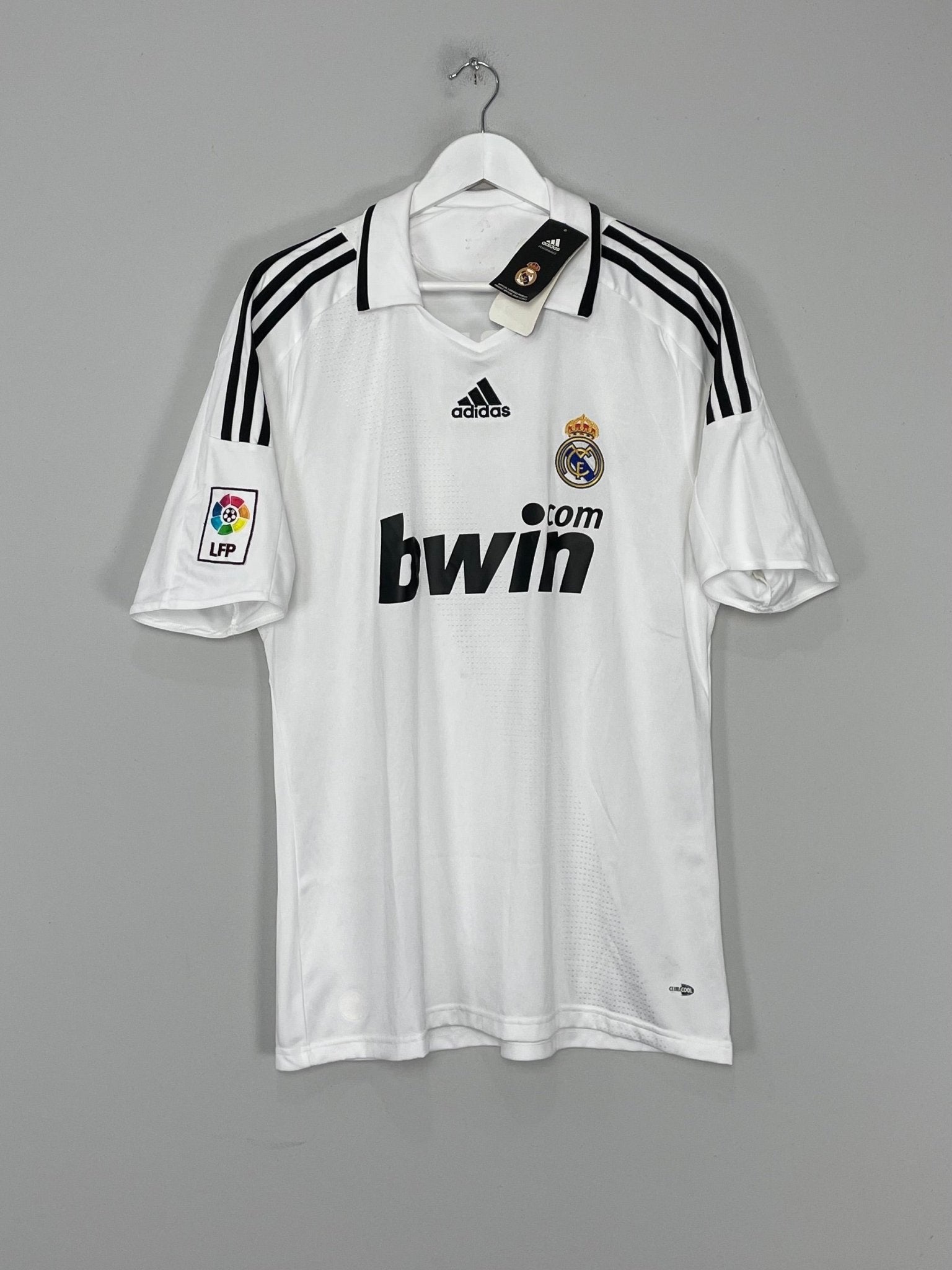 Shop 2008/09 REAL MADRID RAUL #7 *BNWT* HOME SHIRT (L) ADIDAS, classic football shirts, vintage football shirts & retro soccer jerseys at Cult Kits