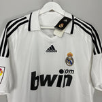 Shop 2008/09 REAL MADRID RAUL #7 *BNWT* HOME SHIRT (L) ADIDAS, classic football shirts, vintage football shirts & retro soccer jerseys at Cult Kits