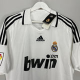Shop 2008/09 REAL MADRID RAUL #7 *BNWT* HOME SHIRT (L) ADIDAS, classic football shirts, vintage football shirts & retro soccer jerseys at Cult Kits