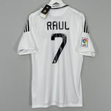 Shop 2008/09 REAL MADRID RAUL #7 *BNWT* HOME SHIRT (L) ADIDAS, classic football shirts, vintage football shirts & retro soccer jerseys at Cult Kits