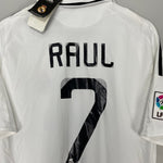 Shop 2008/09 REAL MADRID RAUL #7 *BNWT* HOME SHIRT (L) ADIDAS, classic football shirts, vintage football shirts & retro soccer jerseys at Cult Kits